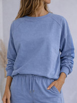 Bluza dresowa L niebieski SZACHOWNICA