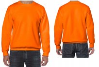 Bluza Dresowa Sportowa Uniwersalna HEAVY GILDAN 18000 SAFETY ORANGE 3XL GILDAN