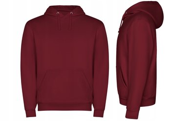 Bluza Dresowa z Kapturem Kangurka JAKOŚĆ ROLY Capucha SU1087 BORDOWA XXL - ROLY