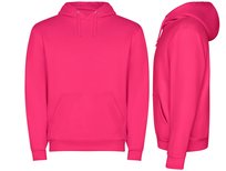 Bluza Dresowa z Kapturem Kangurka JAKOŚĆ ROLY Capucha SU1087 RÓŻ Rosette XL