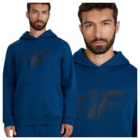 Bluza dresowa z kapturem męska 4F 4FWMM00TSWSM1766-46S Zielony Roz. XL 4F