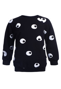 Bluza Dziecięca Eyes Black 98/104 Mamatu - mamatu