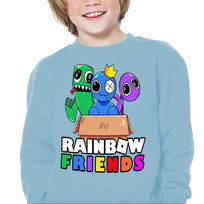 BLUZA Dziecięca Gra RAINBOW FRIENDS WZORY 152cm