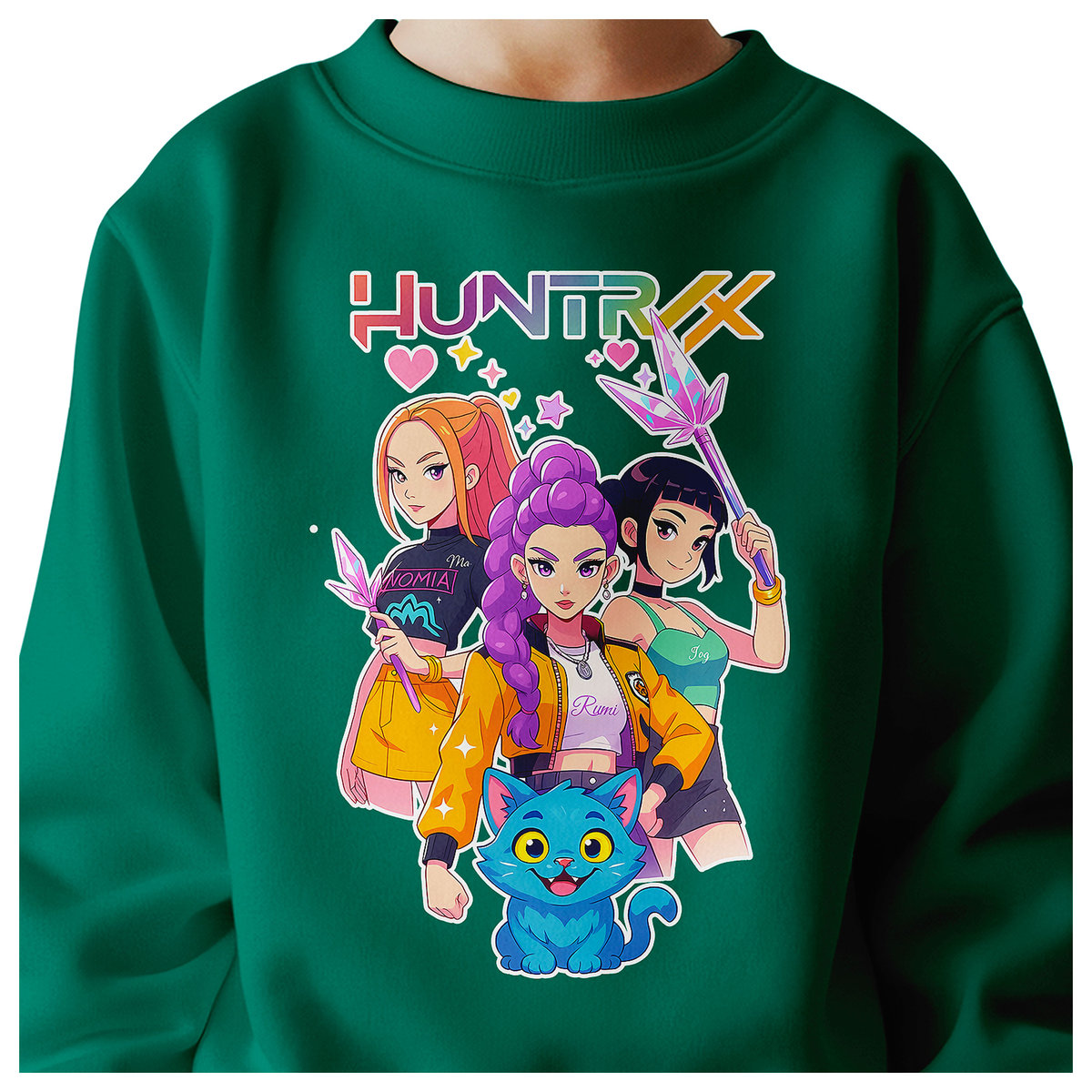BLUZA DZIECI CA K POPOWE OWCZYNIE DEMON W HUNTRIX 134 140 BAWE NIANA bluza-dzieci-ca-k-popowe-owczynie-demon-w-huntrix-134-140-bawe-niana