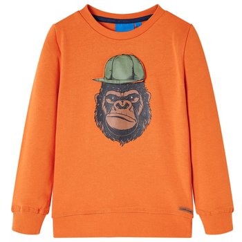 Bluza dziecięca z gorylem, rozmiar 116, ciemnopoma - Zakito Europe