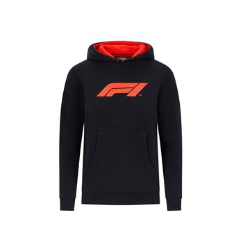 Bluza dziecięca z kapturem Logo Formula 1 2021 - 152 cm (dzieci),  czarna - FORMULA 1