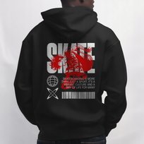 Bluza Hoodie Oversize Skate ONE SIDE - Skateboarding, Premium S
