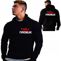 Bluza kangurka z własnym nadrukiem, logo, napisem personalizowana M Inna marka