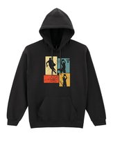 Bluza Koszykówka NBA Retro Basketball Sportowa na Trening Czarna XL