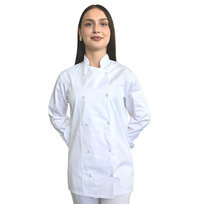 Bluza kucharska biała damska na napy długi rękaw  roz. XS