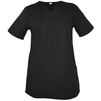 Bluza medyczna, chirurgiczna damska  kolor czarny XL - M&C