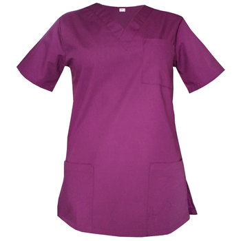Bluza medyczna, chirurgiczna damska  kolor jasna śliwka L - M&C