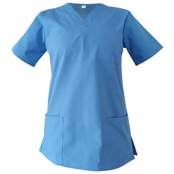 Bluza medyczna, chirurgiczna damska  kolor jasny niebieski L - M&C