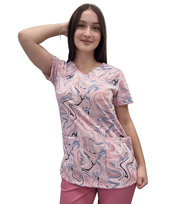 Bluza medyczna W15 elastyczna bawełna roz. L M&C
