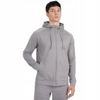 Bluza męska 4F FNK M654 szary melanż 4FWMM00TFSWM654 25M L 4F