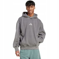 Bluza męska adidas ALL SZN Fleece Washed Hoodie szara JL6539 2XL Adidas