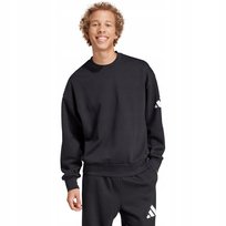 Bluza męska adidas Essentials Loose Fit 3 Bar Logo czarna JF3542 M Adidas