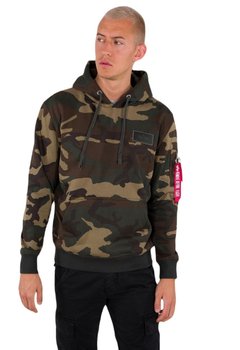 Bluza męska Alpha Industries Back Print Hoody Camo 178318C-408 L - Alpha Industries