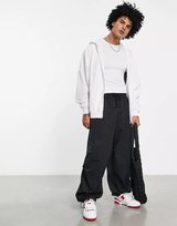 BLUZA MĘSKA BASIC Z KAPTUREM NA ZAMEK XS 1XMU In Flames