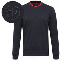 Bluza męska bez kaptura basic cienka bawełna IKON grafitowa XXXL Pako Jeans Pako Jeans