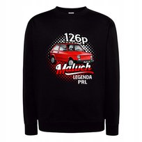 Bluza męska bez kaptura z nadrukiem CZERWONY MALUCH 126P legenda PRL 3XL Inna marka
