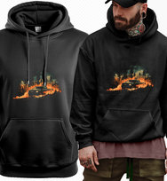 Bluza męska czarna z nadrukiem prezent Dodge RAM 3XL urodziny UNIQ66