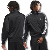 Bluza Męska Dresowa Adidas Firebird Sportowa Rozpinana Na Co Dzień Czarna M Adidas