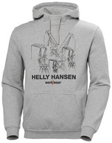 Bluza męska Helly Hansen z kapturem szara kangurka sportowa na codzień Inny producent