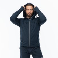 Bluza męska hi-tec tolin z kapturem i ochroną przed wiatrem granatowa s Hi-Tec