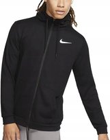 Bluza męska Nike DRI-FIT CJ4317-010 CZARNA Z KAPTUREM ROZPINANA L Nike