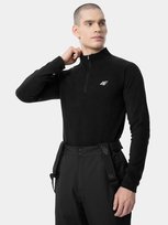 Bluza męska polarowa 4F 4FWAW23UFLEM046-20S Czarny 4F