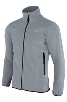 Bluza męska polarowa Alpinus Antelao szaro-czarny - XL - Alpinus