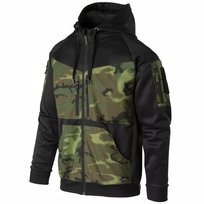 Bluza Męska Rozpinana Z Kapturem Rogue Hoodie Fullzip Helikon Black/Erdl XL Helikon-Tex
