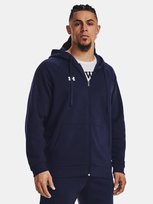 Bluza męska Under Armour Rival Fleece FZ Hoodie granatowa 1379767-410 Granatowy Under Armour