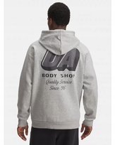 BLUZA MĘSKA UNDER ARMOUR Z KAPTUREM SZARA RIVAL FLEECE HBR LOGO HD M Inna marka