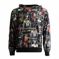 Bluza męska z kapturem Air Jordan Brooklyn Fleece Printed Pullover Hoodie - HV0552-010-L Inna marka