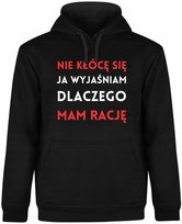 Bluza Męska Z Kapturem Dla Chłopaka Męża Śmieszna Prezent Czarna R-M A507 DonWitold