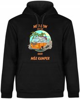 Bluza Męska Z Kapturem Góry Kamper Turysta Kamping Camping Czarna R-L A12 DonWitold