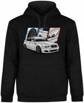 Bluza Męska Z Kapturem Motoryzacyjna Bmw M5 E60 M Power Czarna R-M A583 DonWitold