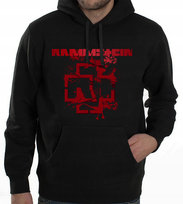 BLUZA MĘSKA Z KAPTUREM RAMMSTEIN HARDROCK L Y5 Inna marka