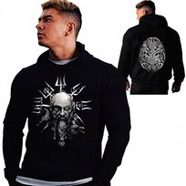 Bluza męska z kapturem VIKING Wiking wikingowie Valhalla nadruk M