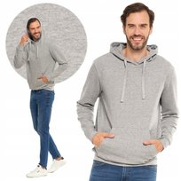 Bluza Męska Z Kapturem Wkładana Klasyczna Miękka Bawełniana Moraj 3Xl