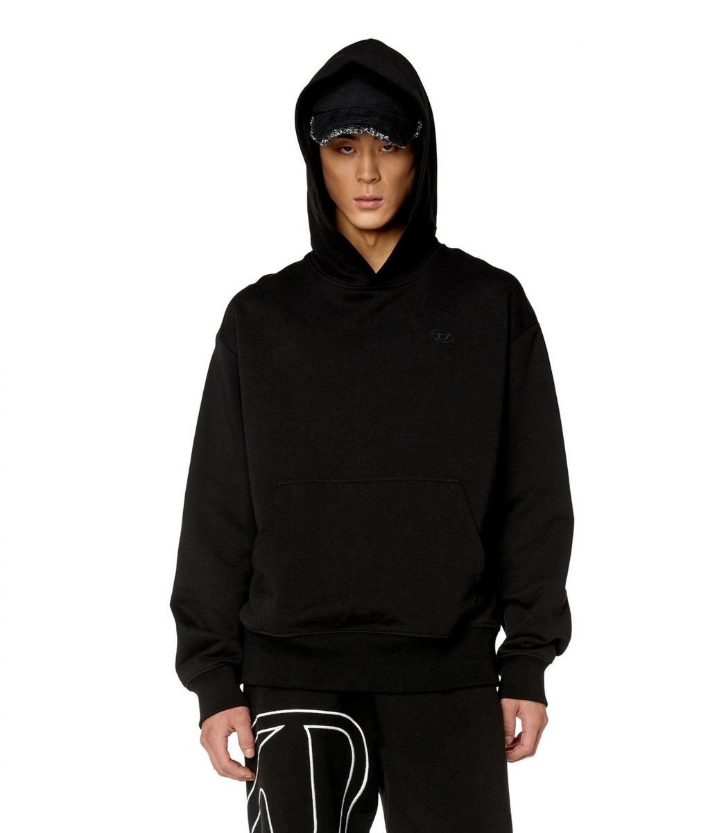 Diesel bluza mężczyzna diesel a11304-0gycj s-macs-hood-megoval-d 9xx black