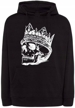 Bluza nadruk Czaszka Skull Król King r.L - Inna marka