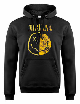 bluza NIRVANA - SPLICED SMILEY, z kapturem-L