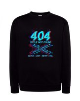 Bluza Offline Style Not Found 404 glitch czarna DEYORA