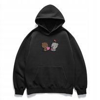 Bluza oversize z haftem na Walentynki - romantyczny prezent dla pary L