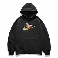 Bluza oversize z haftem Saitama One Punch Man anime streetwear L