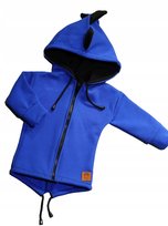 Bluza parka dino z kolcami chabrowo czarna 86 Inna marka