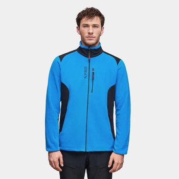 Bluza polarowa męska Alpinus Caen II 100 Tecnopile kobaltowo-czarna 2XL - Alpinus